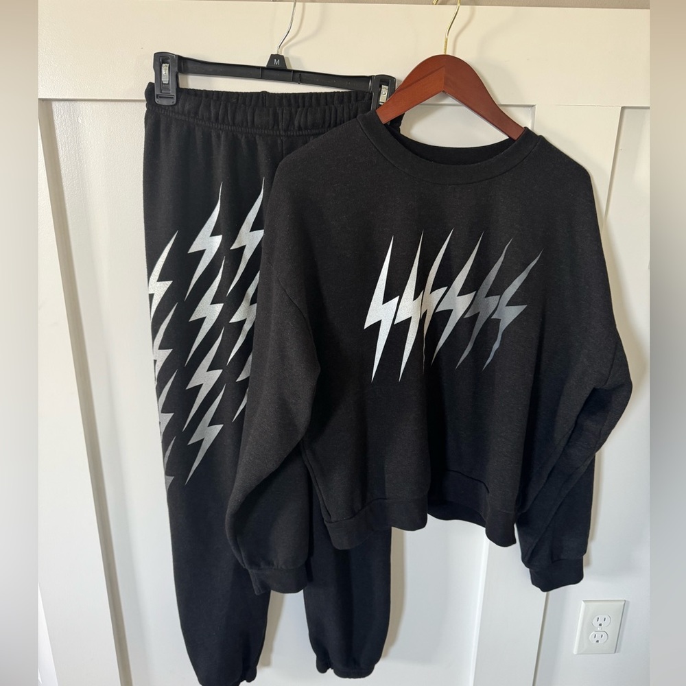 Aviator Nation bolt sweatsuit